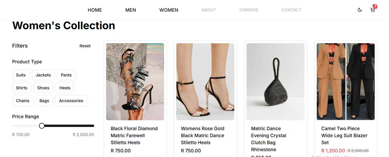 SuitUs Women's Collection